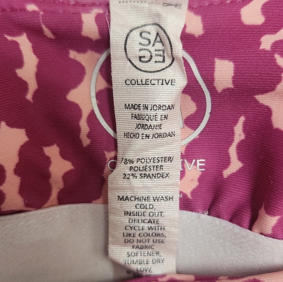 Sage Collective Pink and Cream Patterned Top - Picture 6 of 10